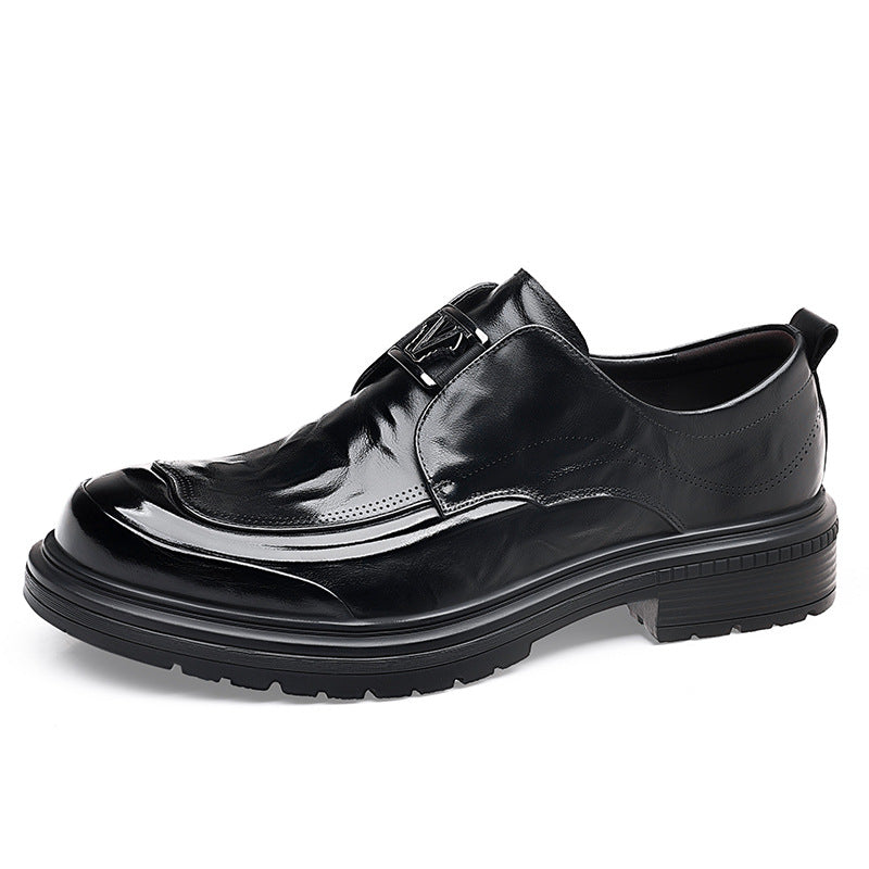 Men's Genuine Business Formal Wear Wide Feet Big Casual Shoes
