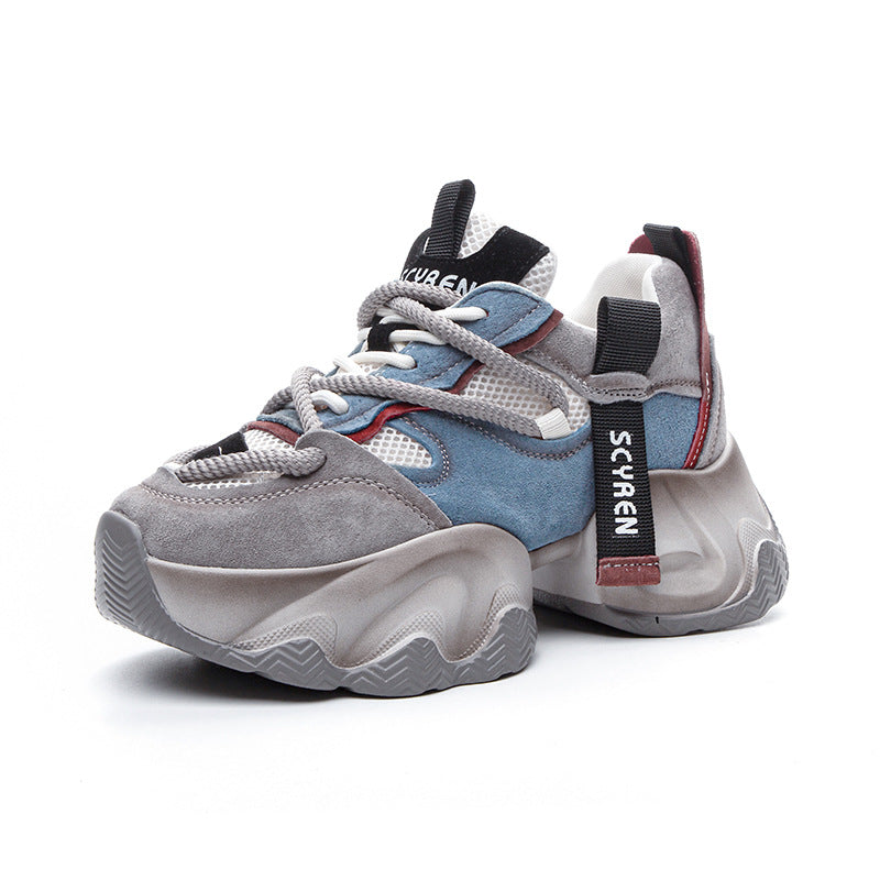 Fashion Style Platform Dad Female Height Increasing Women's Casual Shoes