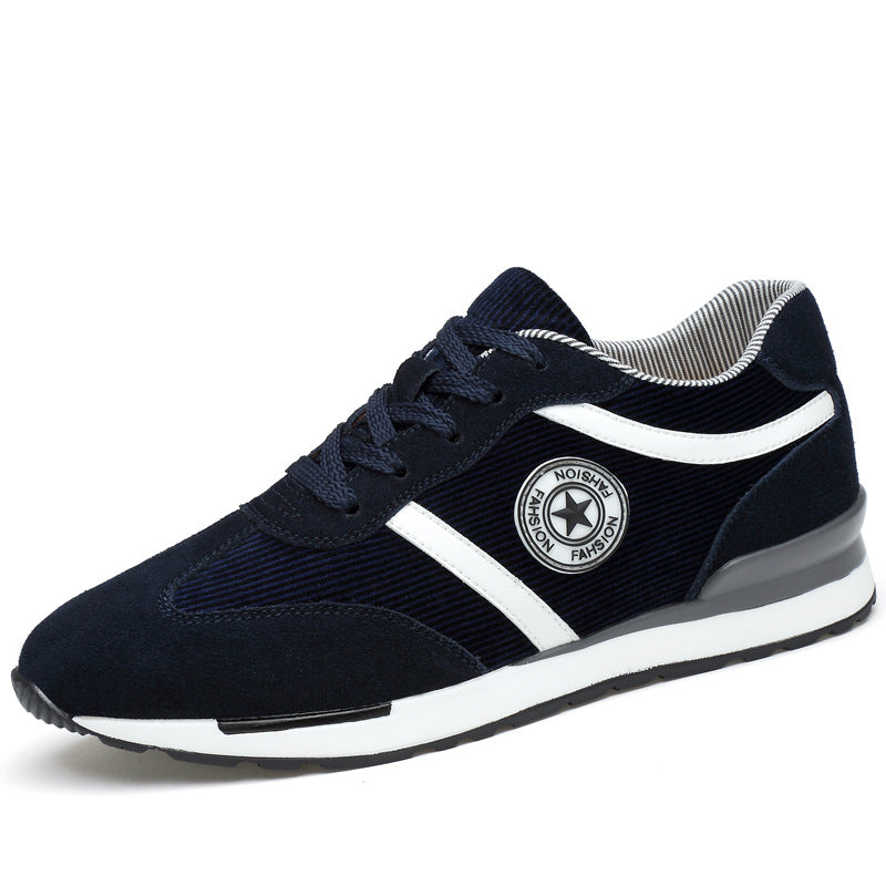 Men's Sports Trendy Korean Invisible Height Increasing Insole Sneakers