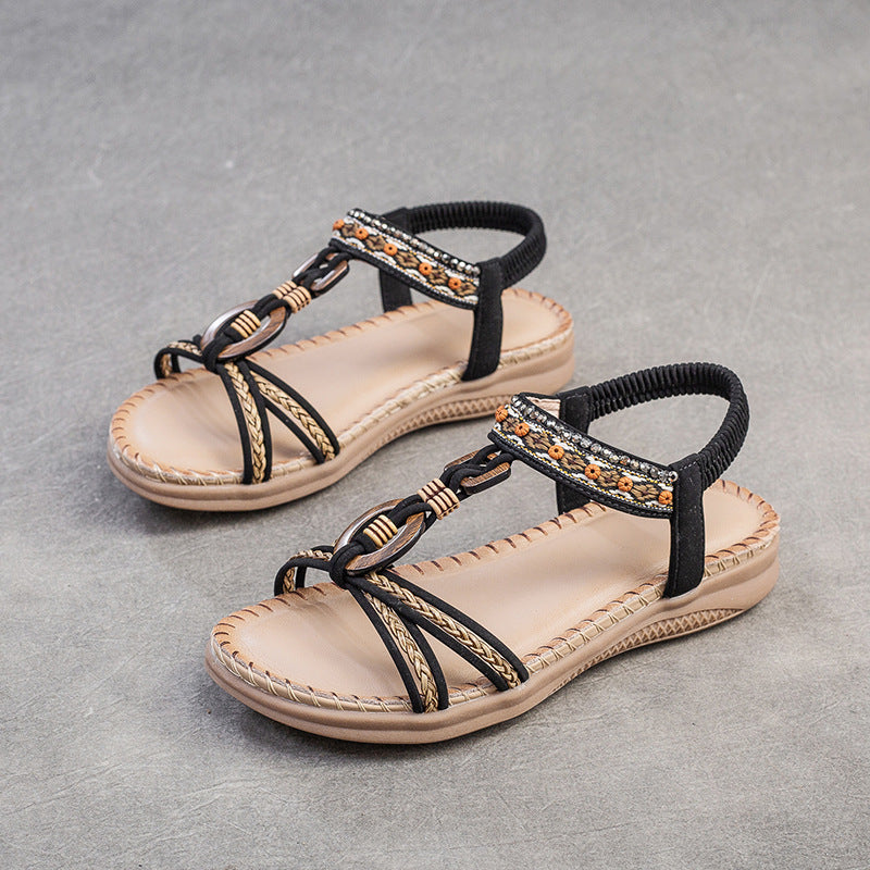 Women's Bohemian National Style Holiday Fashion Trendy Sandals