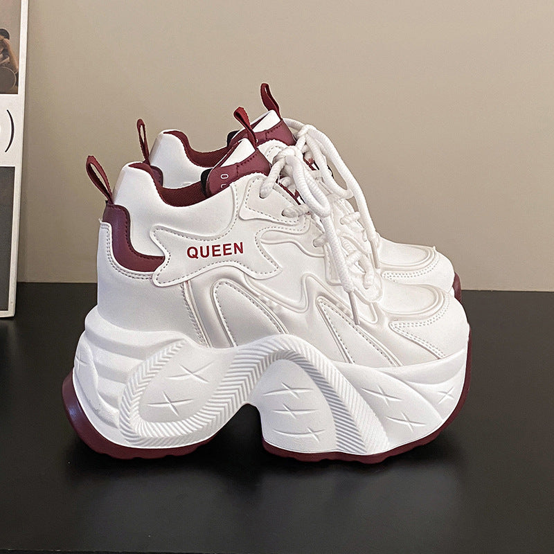 Women's Good-looking Muffin Platform Dad Spring Cm Height Increasing Women's Sports Shoes