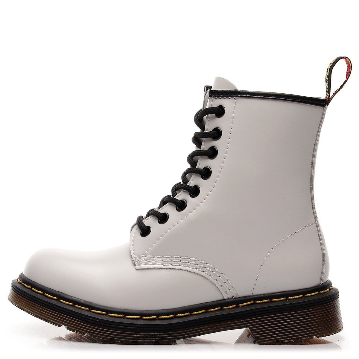 Women's & Men's High Top Working Wear Classic Hard Slit Bead Short Glossy Women's Leather Boots