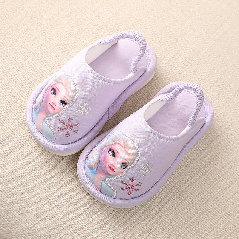 Children's Frozen Cotton Winter Thickened Warm Princess Kid's Shoes