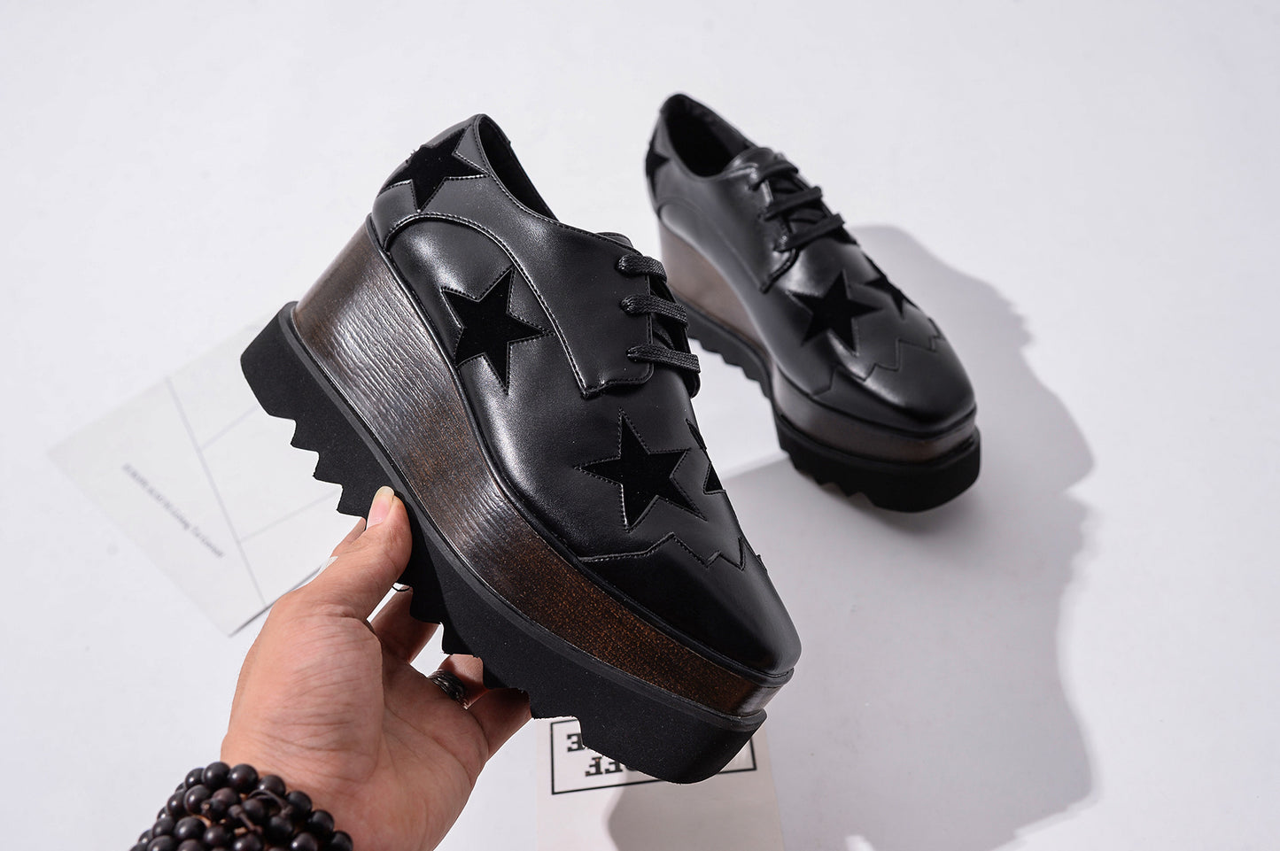 Platform Female Square Toe Thin Strap Wedge Height Increasing Muffin Women's Casual Shoes