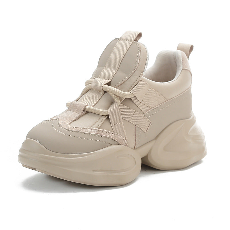 Women's Genuine Elevator Platform Dad Trendy Autumn Women's Casual Shoes
