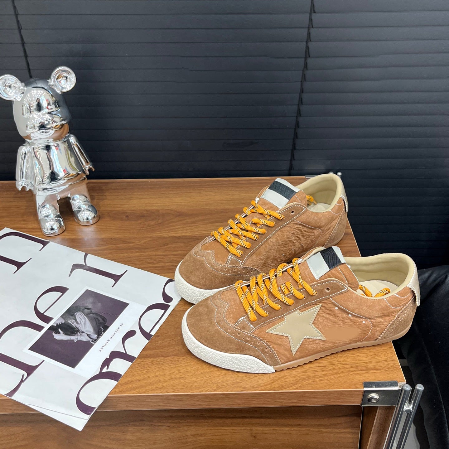 Women's Genuine Star Pattern Spring White Fashion Show Feet Women's Sports Shoes
