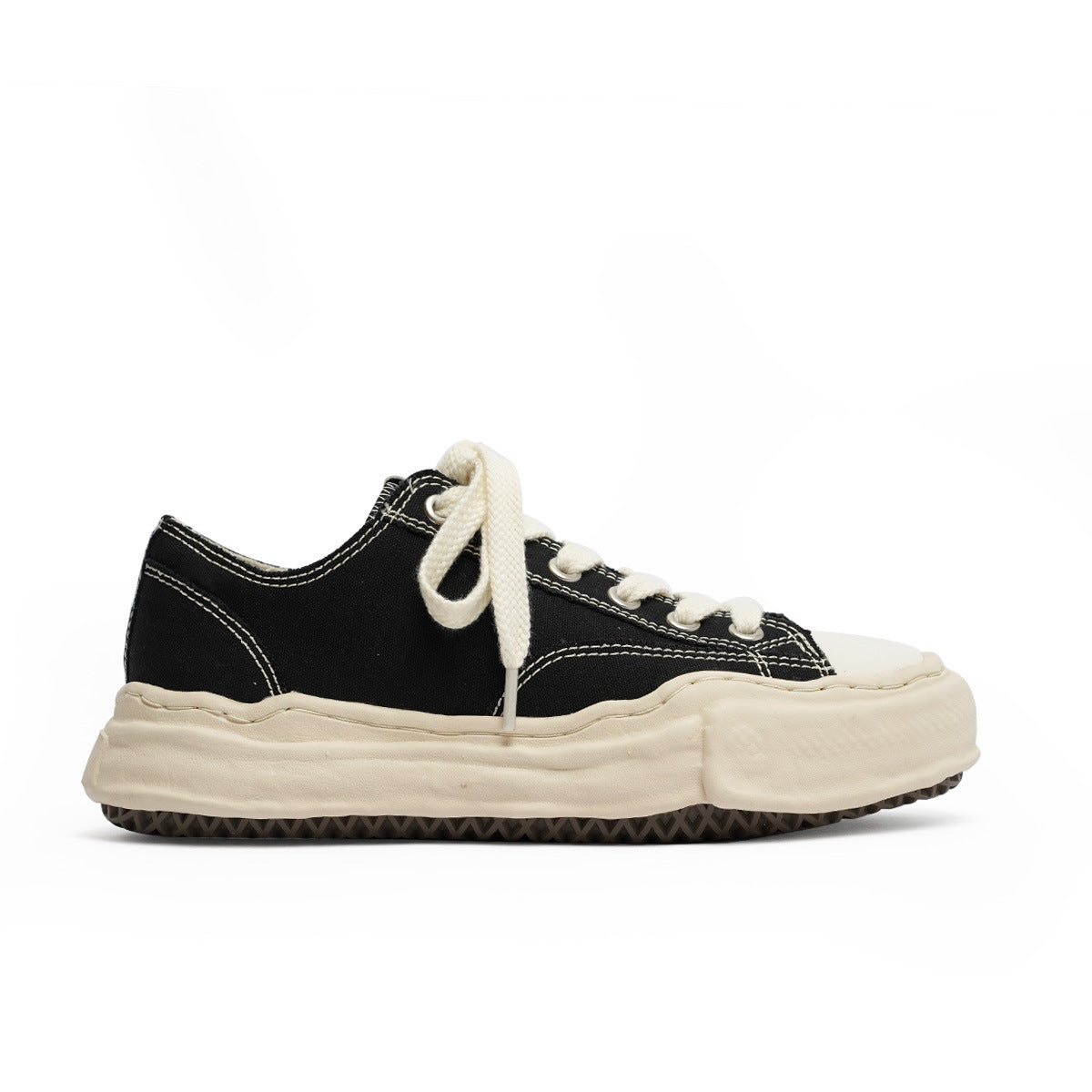 Women's & Men's Washed Dissoed Breathable Platform Height Increasing Canvas Shoes