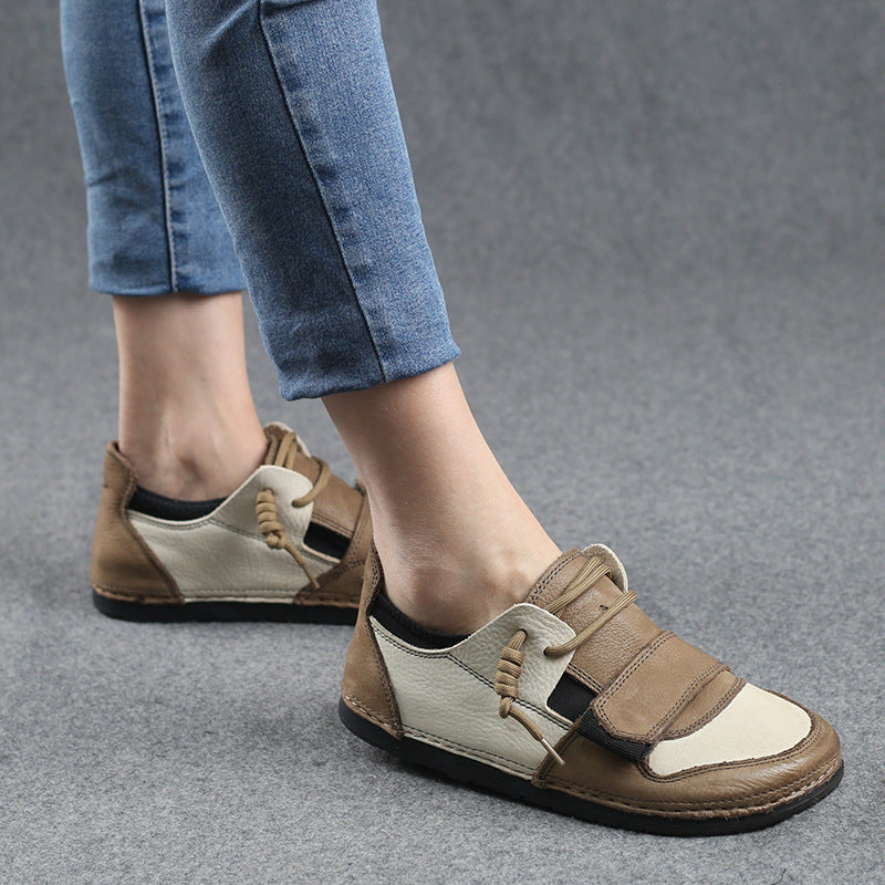 Women's Travel Korean Style Velcro Flat Pumps Casual Shoes