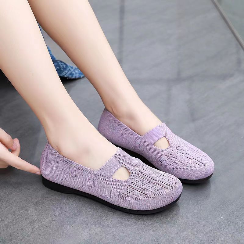 Women's & Men's Summer Hollowed Mesh Comfortable Breathable Slip-on Old Cloth Casual Shoes