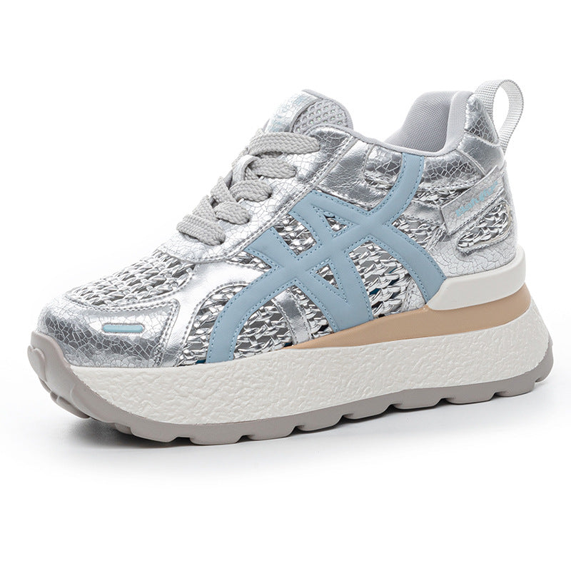 Women's Height Increasing Insole Summer Mesh Surface Women's Casual Shoes