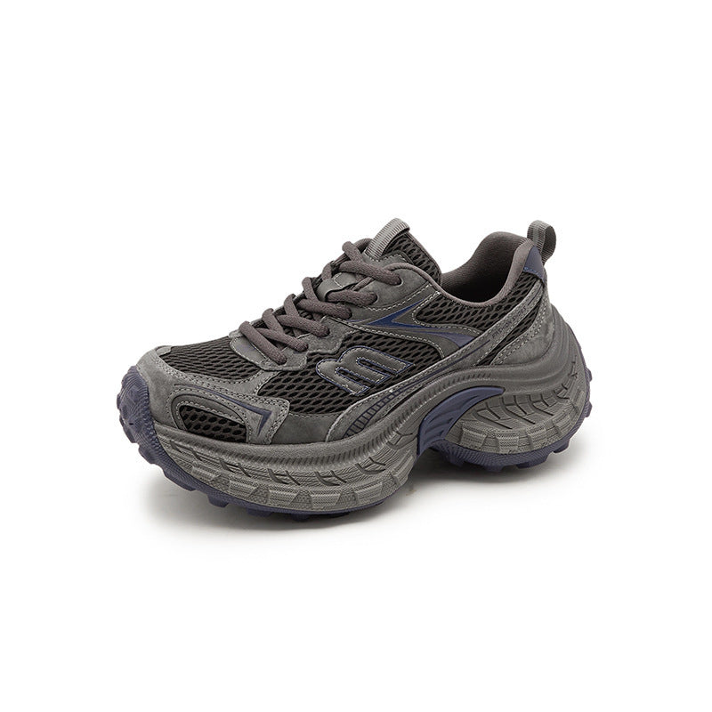 Women's Dad Spring Thick-soled Retro Fashionable For Women's Sports Shoes