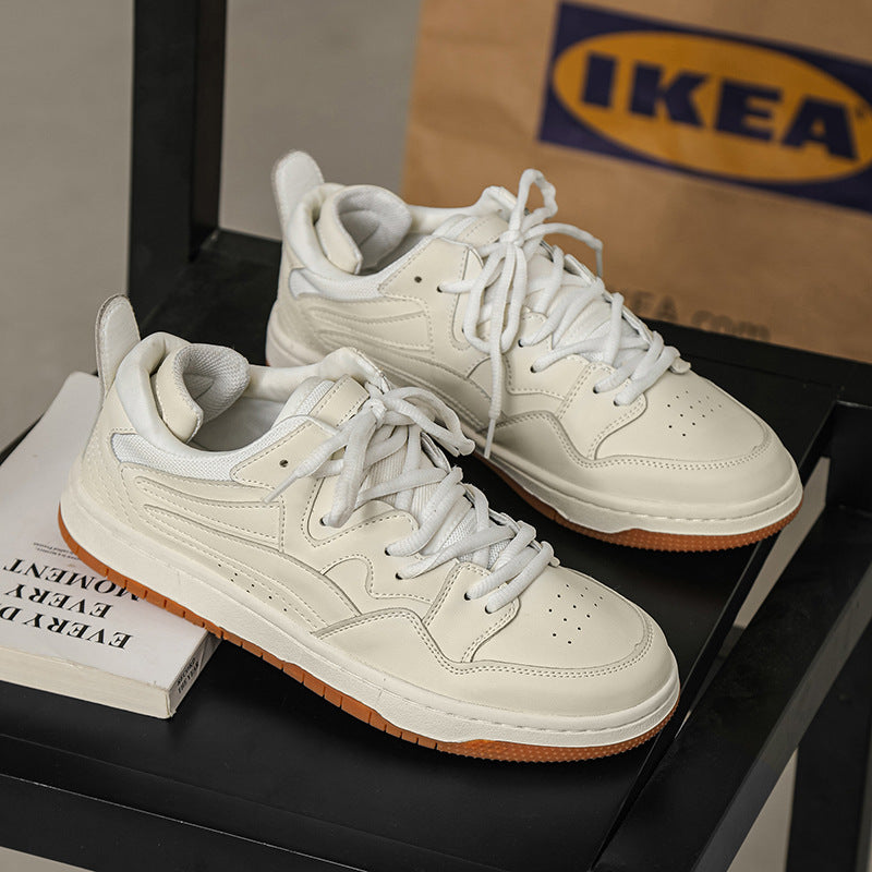 Men's Innovative Fashion Platform White Style Sneakers