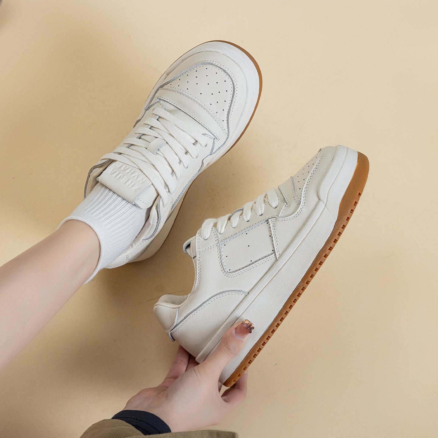 Women's Platform White Spring Comfort Hight Increasing Women's Casual Shoes
