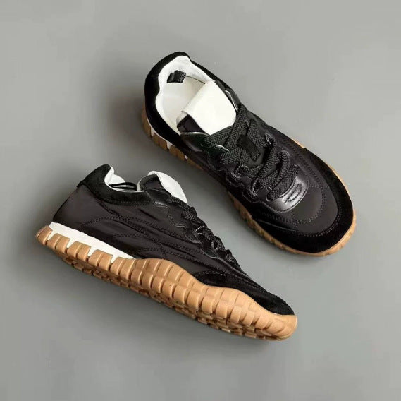Fashion Women's Round Head Lace Up Women's Sports Shoes
