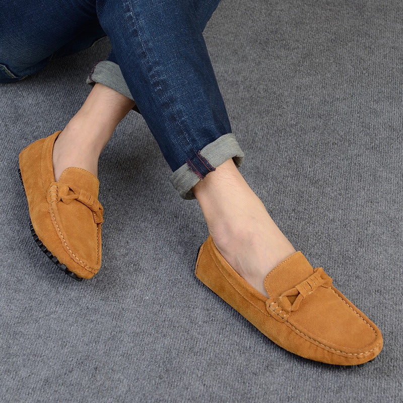 Men's Graceful Popular Genuine Slip-on Driving Casual Shoes