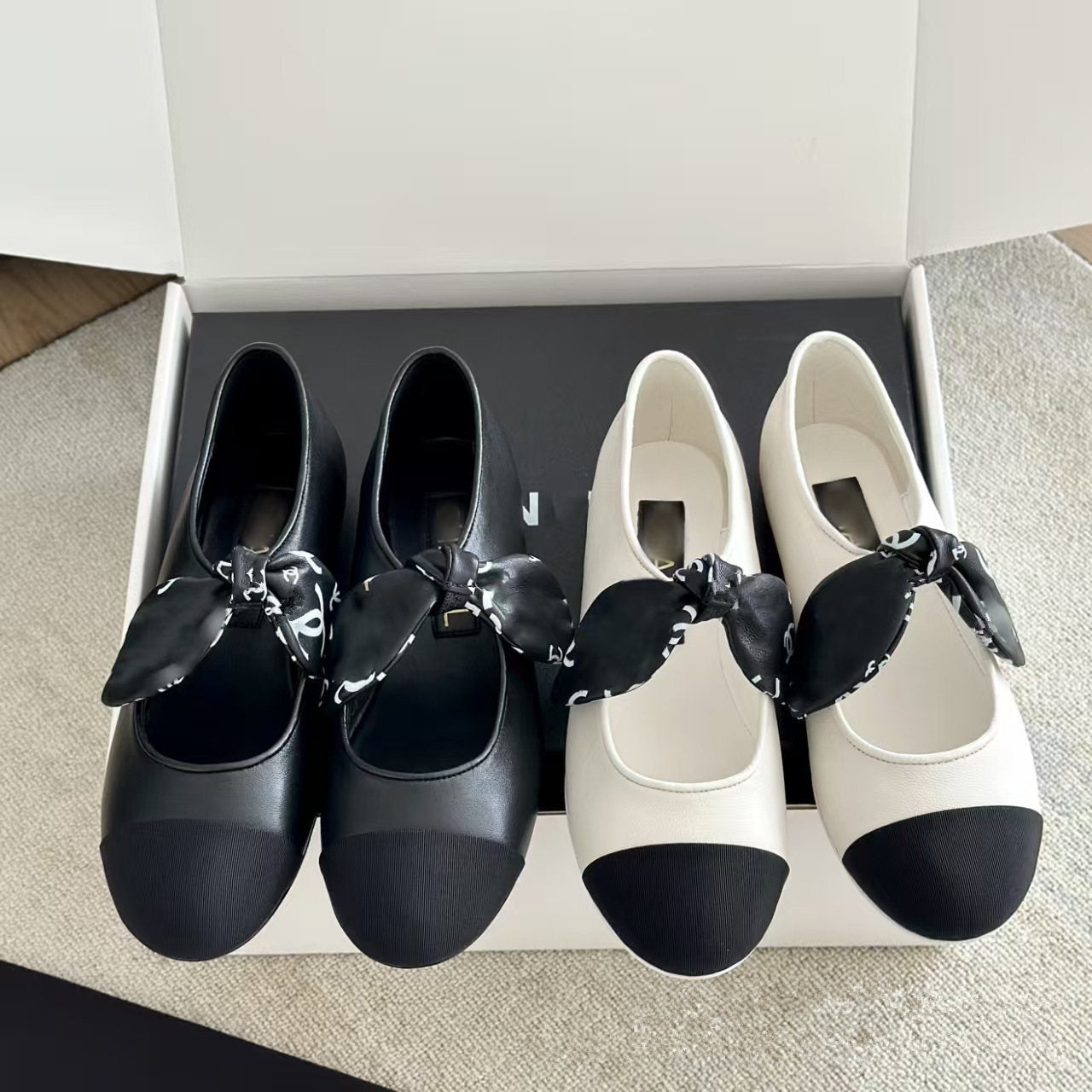 Women's Version Classic Style Spring Flat French Color Matching Mary Jane Women's Shoes