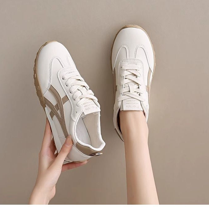 Women's Breathable Sports White Autumn Soft Travel Sneakers