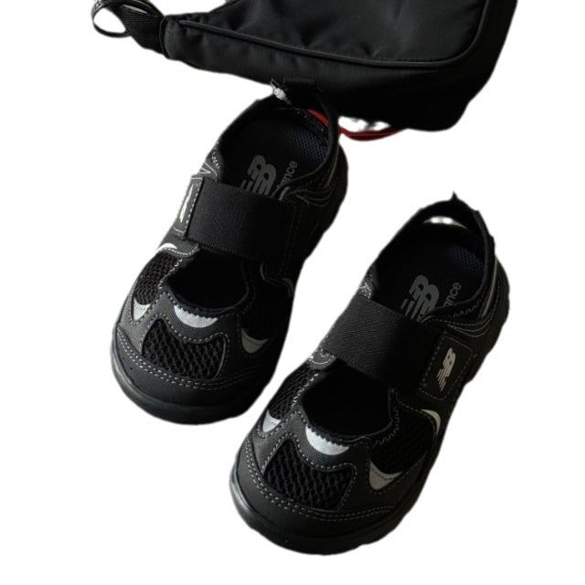 Children's Velcro Summer Outdoor Closed Toe Middle Kid's Sandals