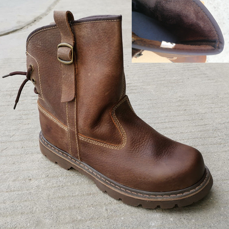 Women's & Men's Offer Booties Worker Genuine Rider Fashion Breathable Boots