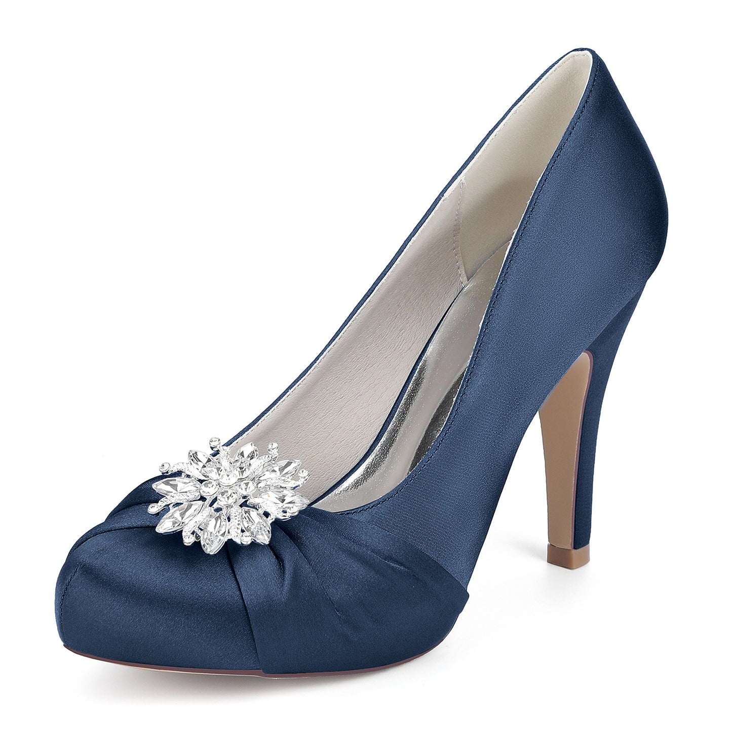 Women's High Waterproof Platform Round Head Shallow Mouth Women's Fashion Shoes