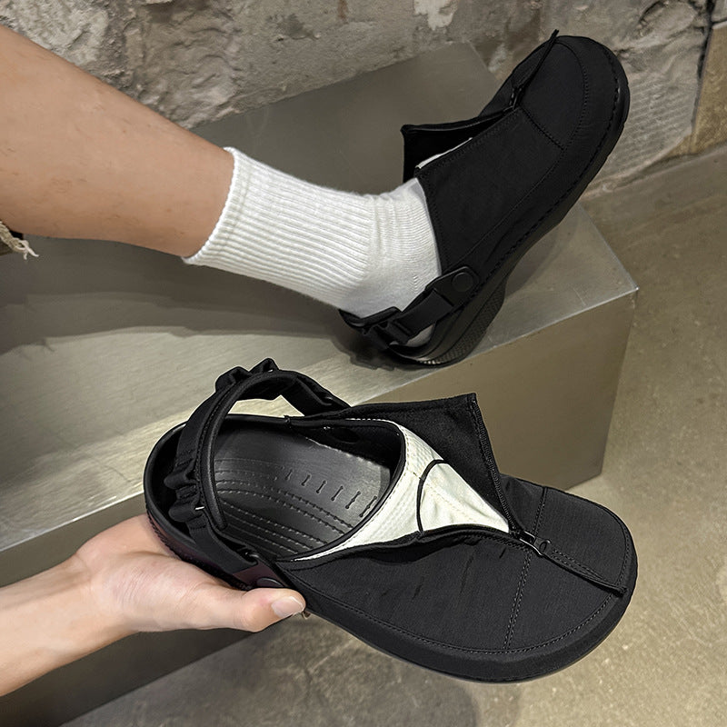 Increasing Toe Cap Semi Functional Trendy Sandals