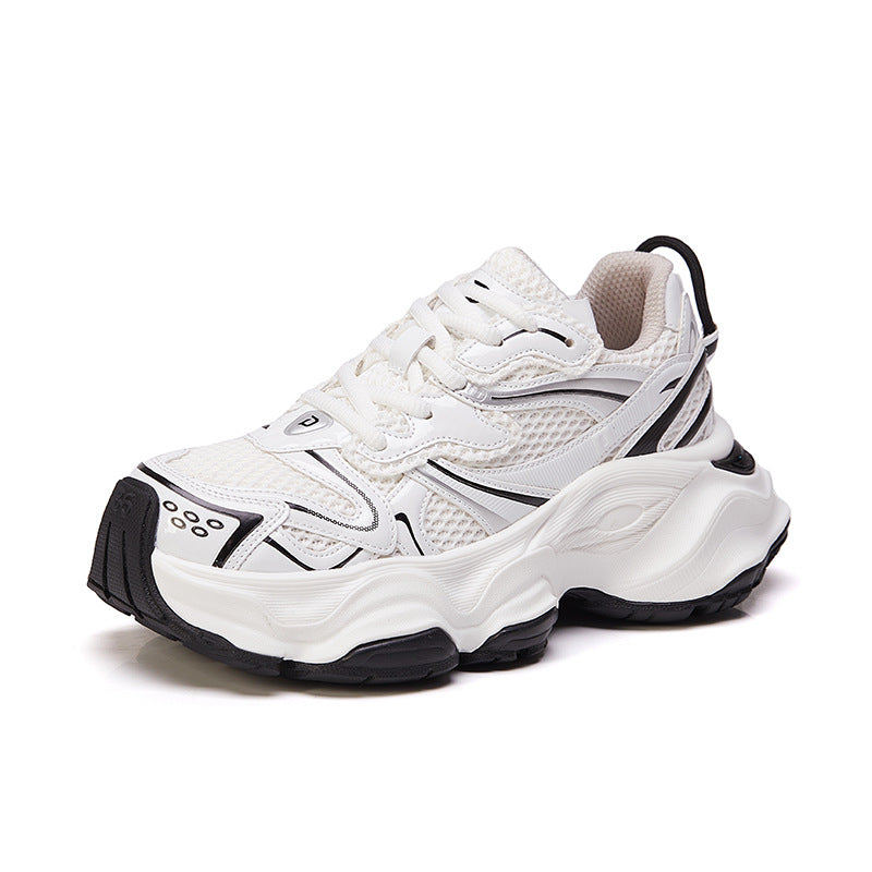 Women's Film Bottom Dad Autumn Thick Breathable Sneakers