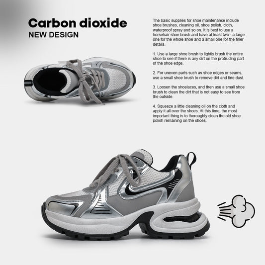 Platform Elevator Wild Dad Fashion Couple Sneakers
