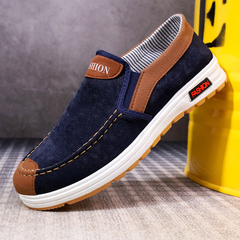 Men's Old Cloth Soft Bottom Dad Canvas Shoes