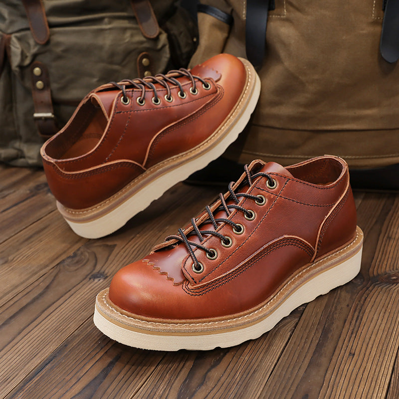 Men's Spring British Wild Stylish Korean Low-cut Boots