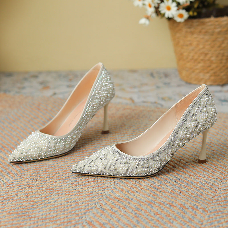 Pearl High Wedding Sense Bridesmaid Not Tired Heels