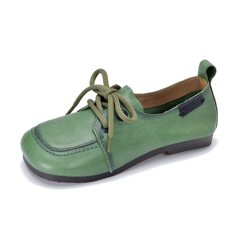 Women's Pumps Flat Soft Autumn Retro Round Head Women's Casual Shoes