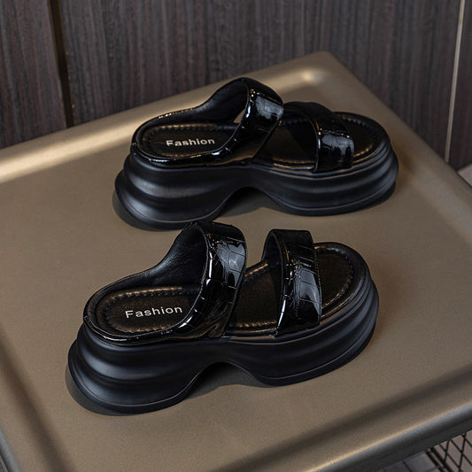 Women's Fashion Thick Bottom Small Muffin Stone Casual Shoes