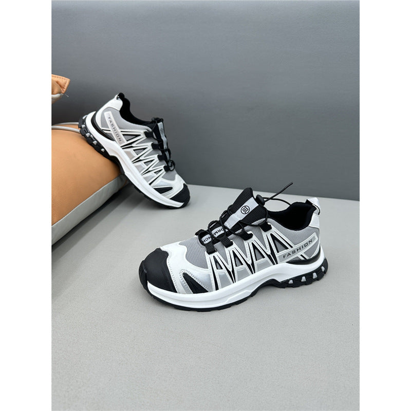 Men's Platform Korean Color Matching Comfortable Breathable Casual Shoes