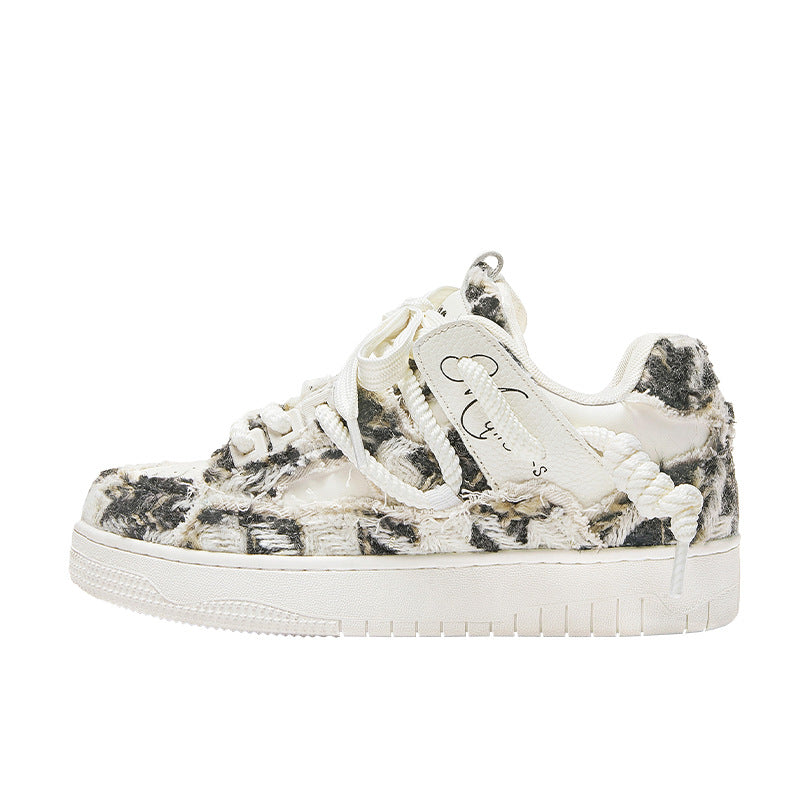 Women's & Men's Destruction Aesthetic Series National Fashion Classic Style Sneakers