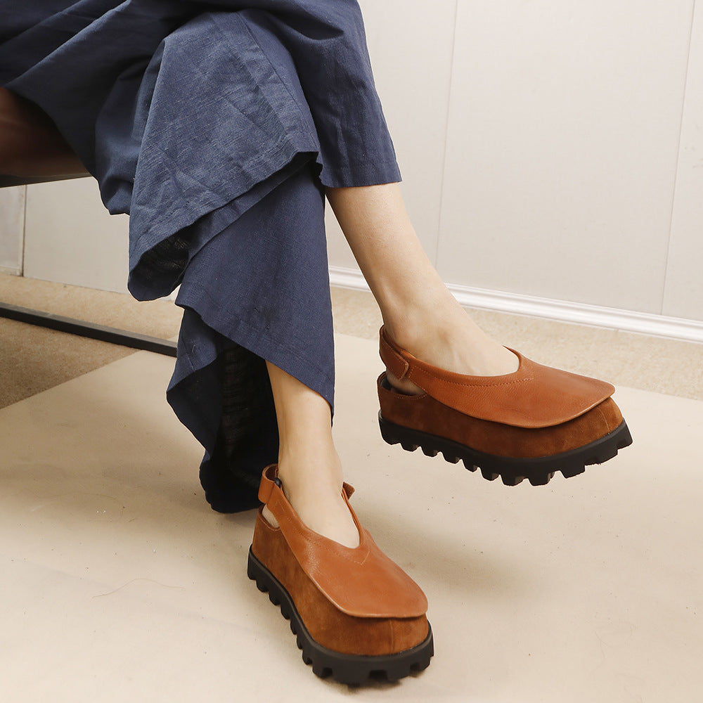 Women's Feet With Hidden Closed Toe Hollow Women's Casual Shoes