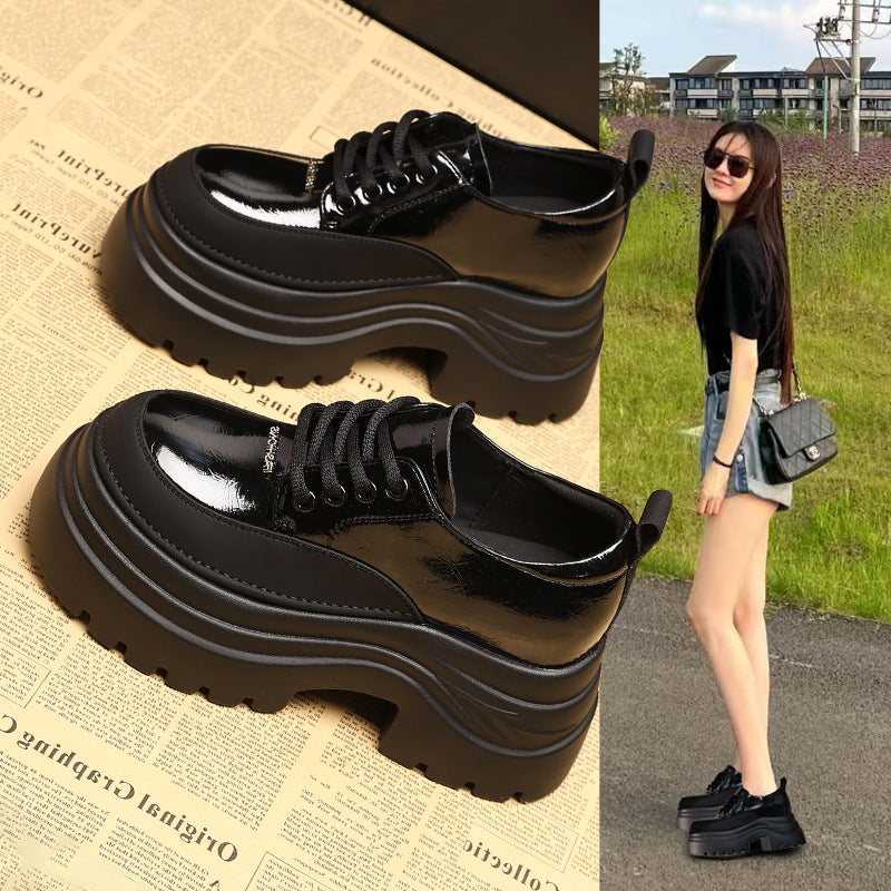Women's Small Height Increasing Insole Platform Autumn Loafers