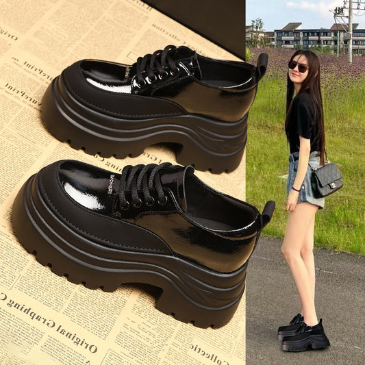 Women's Small Height Increasing Insole Platform Autumn Loafers
