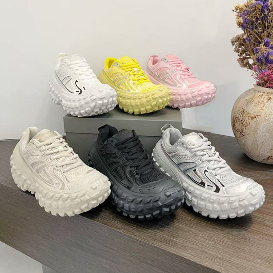 Women's Spring Rivet Tire Durian Platform Dad Fashionable Fried Arcade Women's Sports Shoes