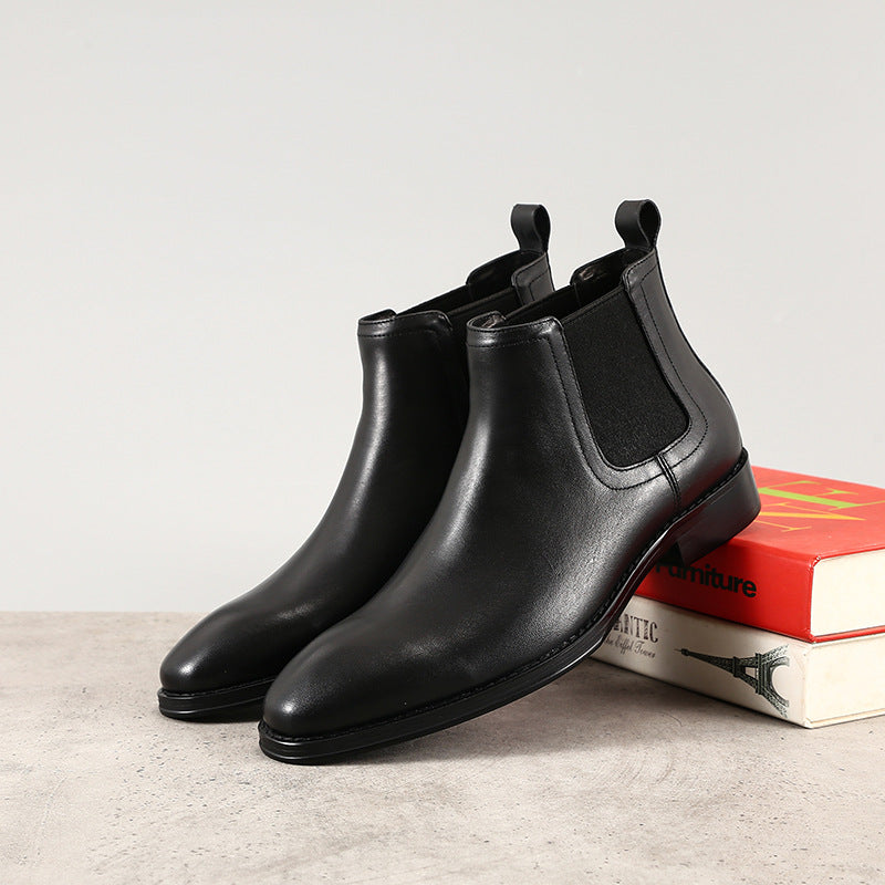 Men's British Vintage Upscale Handmade Chelsea Business Boots