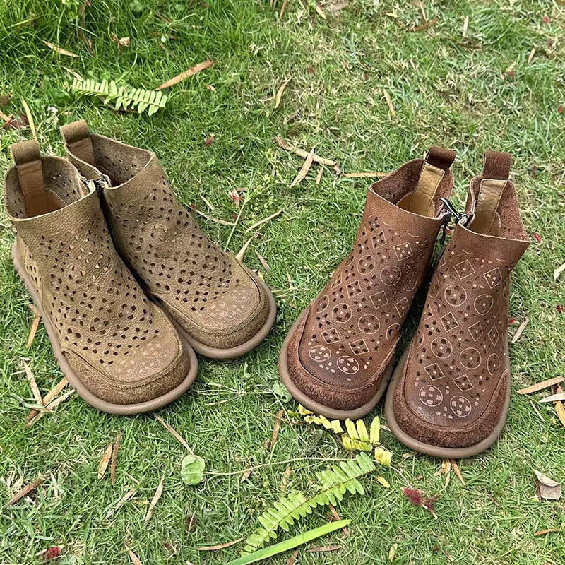 Women's Fashion Vintage Soft Bottom Round Toe Casual Shoes