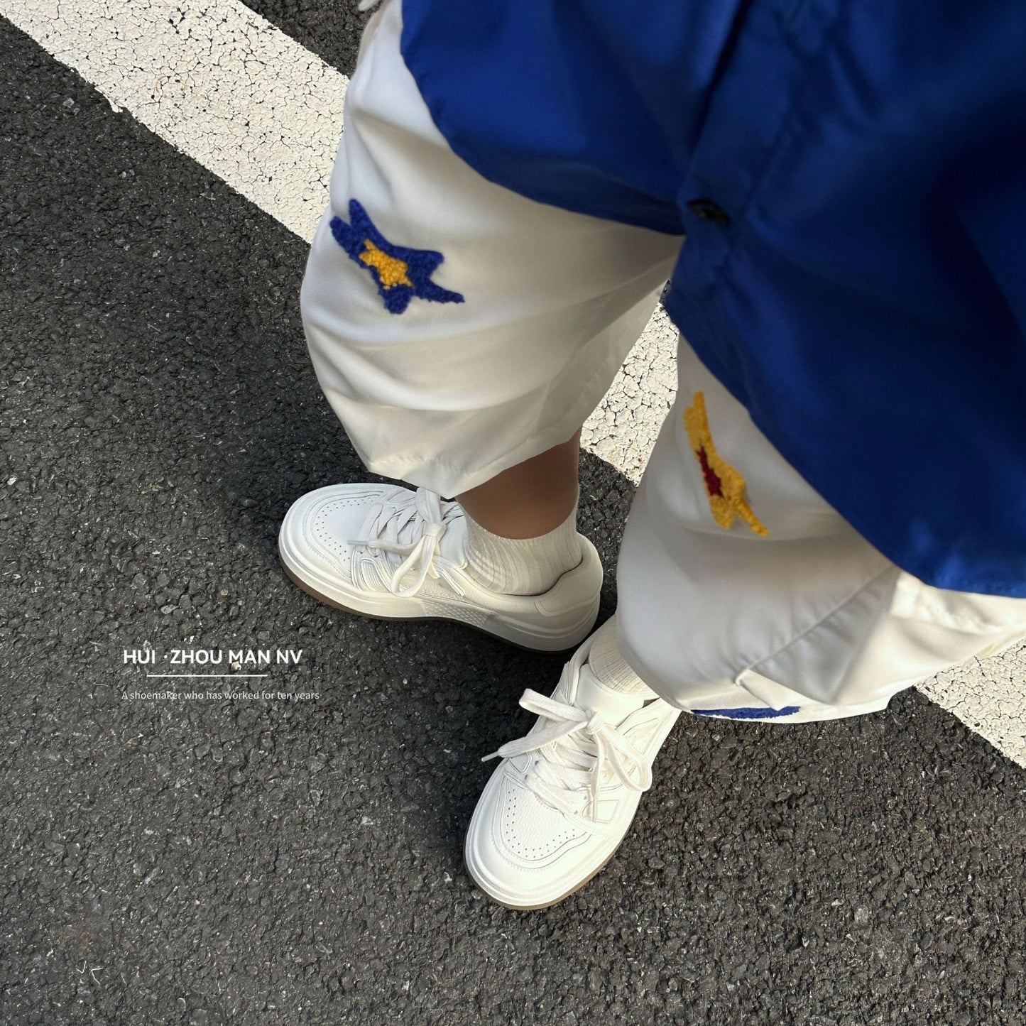 Women's Raise The Bottom White Retro Easy Matching Sneakers