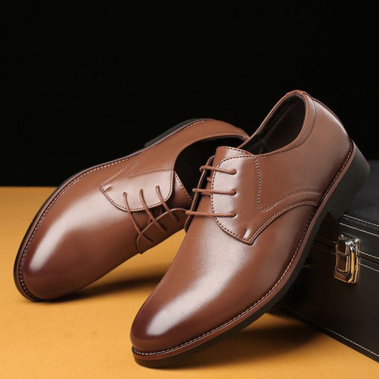 Men's Extra Large Size Interview Formal Wear Men's Business Leather Shoes