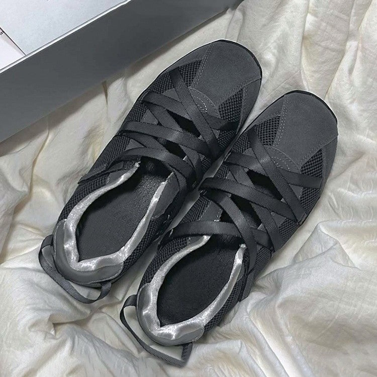 Version Mechanical Style Cross Strap Ballet Female Niche Leisure Sports Women's Fashion Shoes
