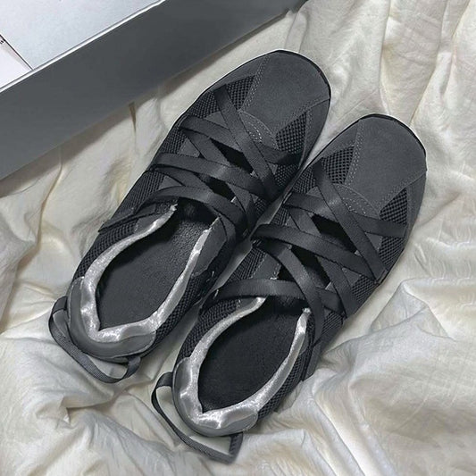Version Mechanical Style Cross Strap Ballet Female Niche Leisure Sports Women's Fashion Shoes