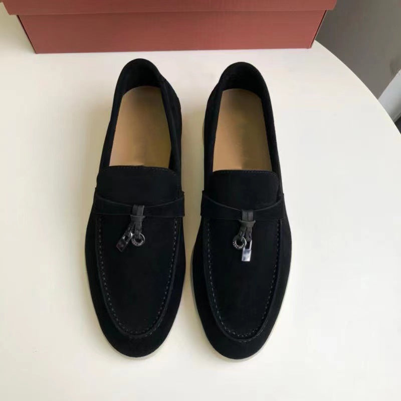 Pumps Female British Style Slip-on Flat Loafers