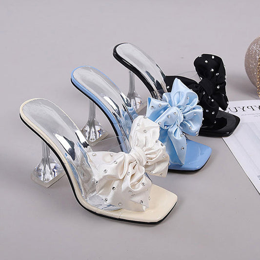 Women's Small Diamond Summer Korean Style Fairy Heels