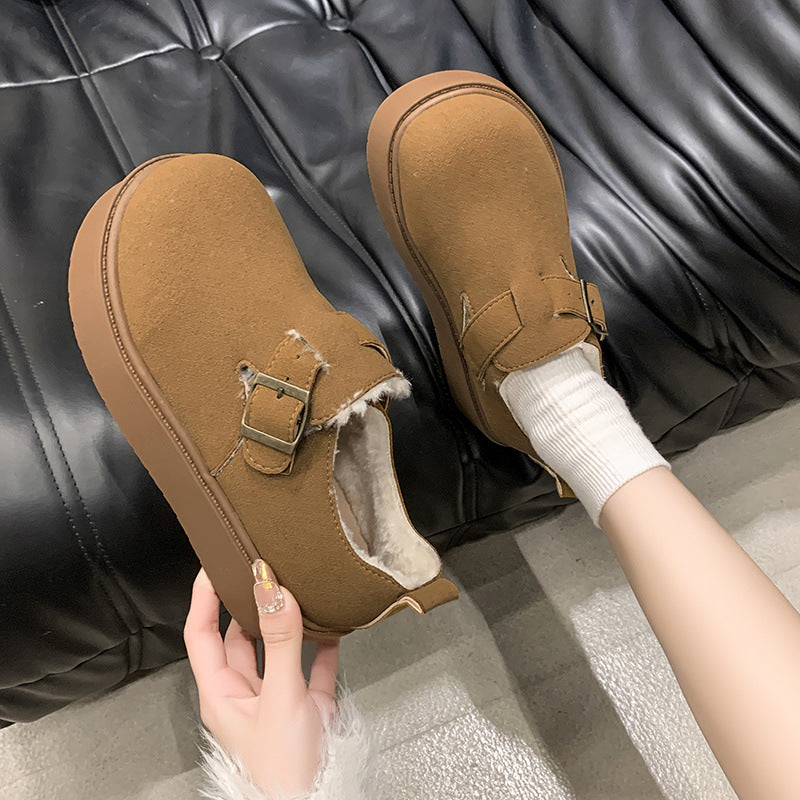 Women's Fashion Platform Autumn Height Increasing Retro Casual Shoes