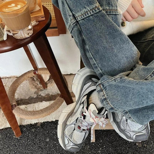 Women's & Men's Dad Summer Tide Catwalk Platform Height Increasing Sneakers