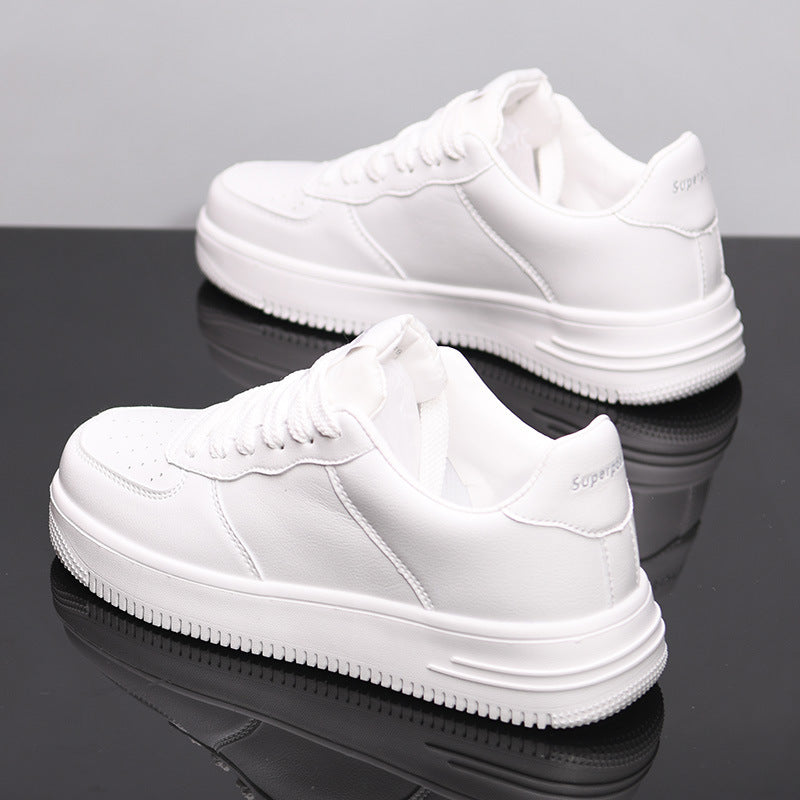 Men's Air Force White Summer Breathable Skateboard Casual Shoes