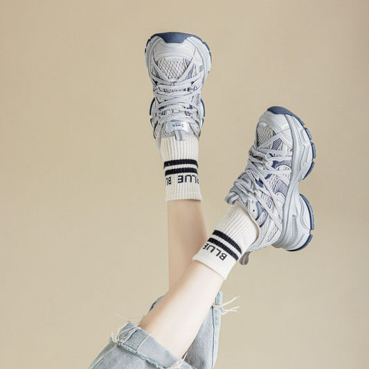 Women's Height Increasing Insole Dad Paris Spider Sports Casual Shoes